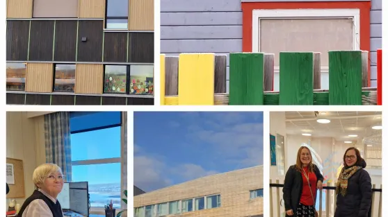 Mánáidgárdi, skuvla ja olbmot.