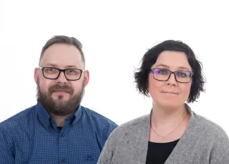 studentombud Erlend Berntsen og Ingvild Lorentzen