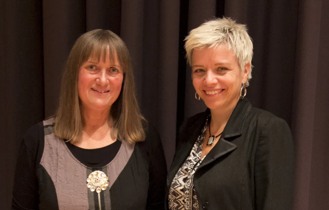 Bilde av Torunn Pettersen og Magritt Brustad.