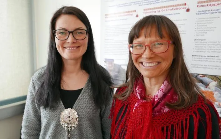 Bilde av prorektor og rektor ved samisk høgskole